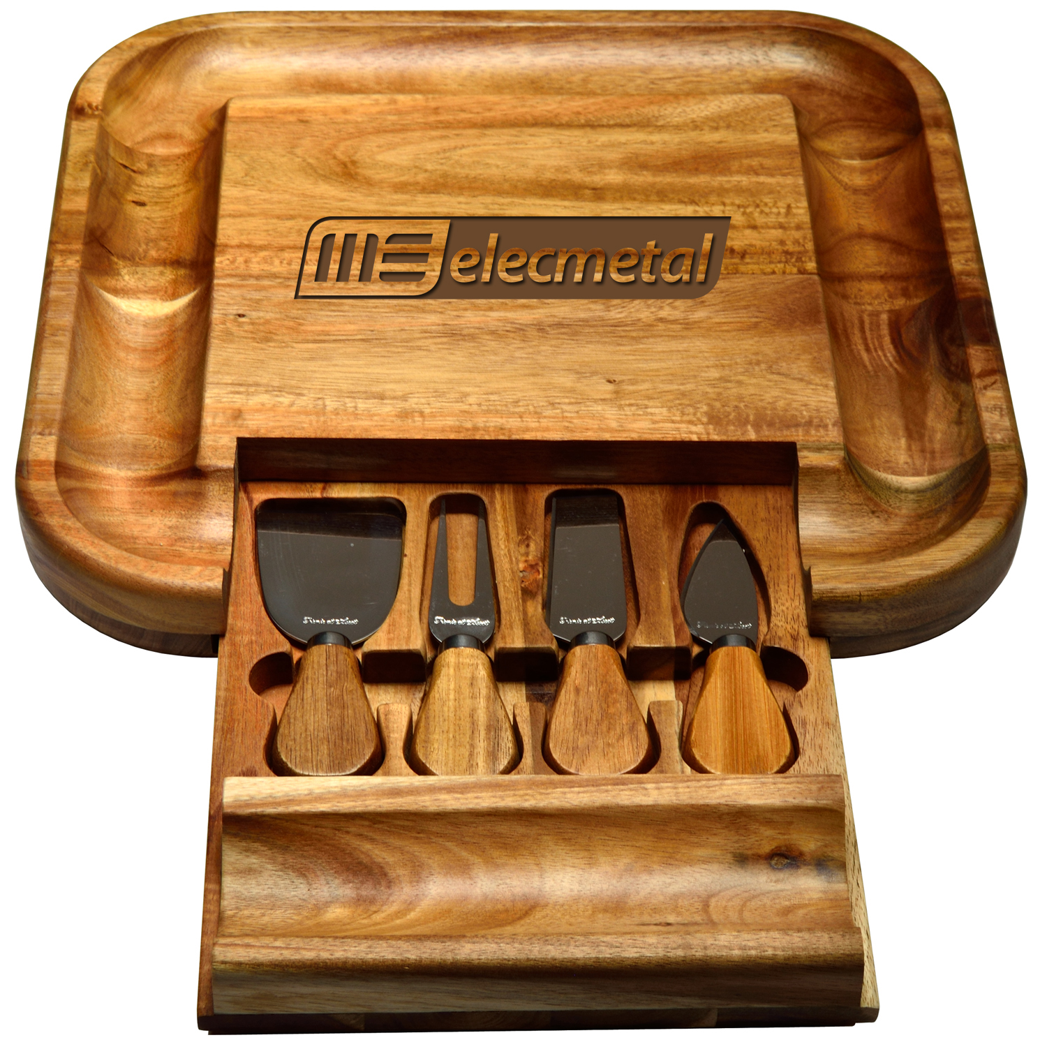 Acacia Malvern Cheese Board Set 